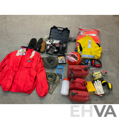 Pallet of Tools / Building Material/ Rope and More