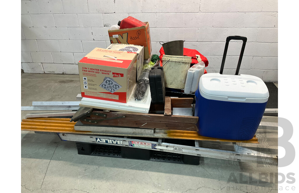 Pallet of Tools / Building Material/ Rope and More
