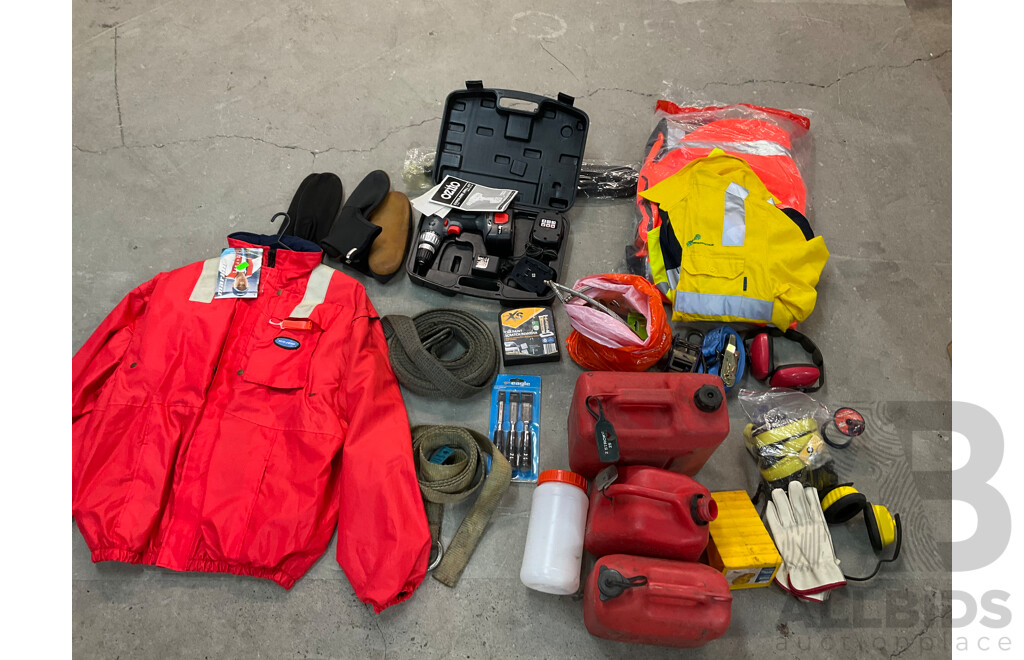 Pallet of Tools / Building Material/ Rope and More