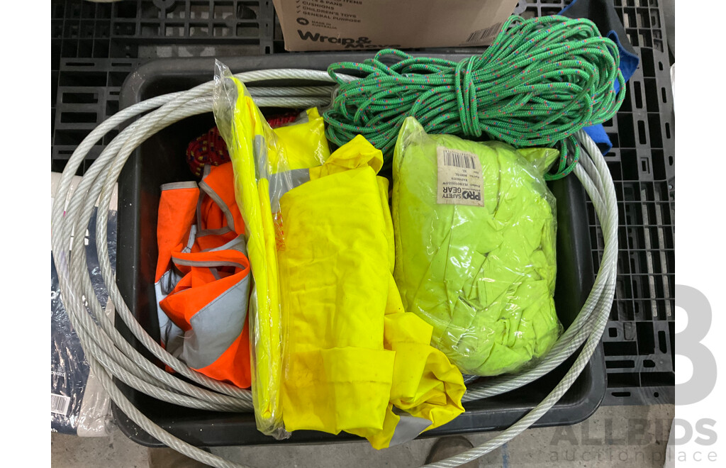 Pallet of Tools / Building Material/ Rope and More