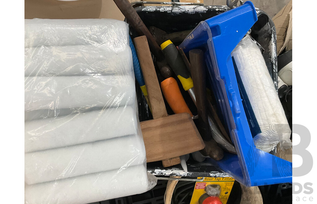 Pallet of Tools / Building Material/ Rope and More