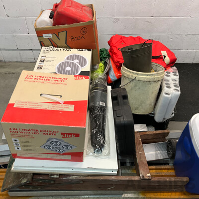 Pallet of Tools / Building Material/ Rope and More