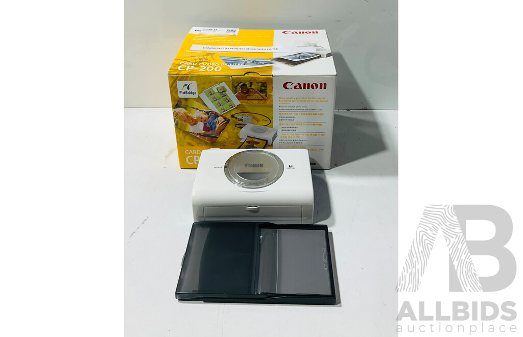 Canon CP20 Photo Printer with Paper and Box