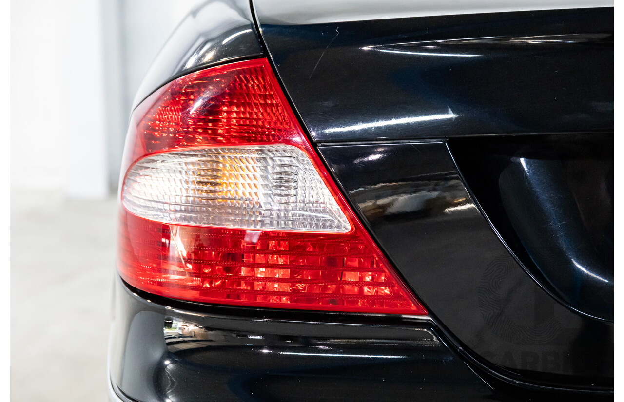 9/2005 Mercedes-Benz CLK350 Elegance C209 MY06 2d Cabriolet Obsidian Black Metallic V6 3.5L
