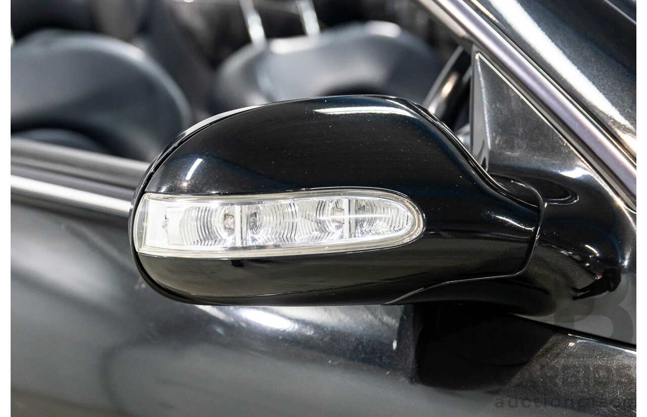 9/2005 Mercedes-Benz CLK350 Elegance C209 MY06 2d Cabriolet Obsidian Black Metallic V6 3.5L