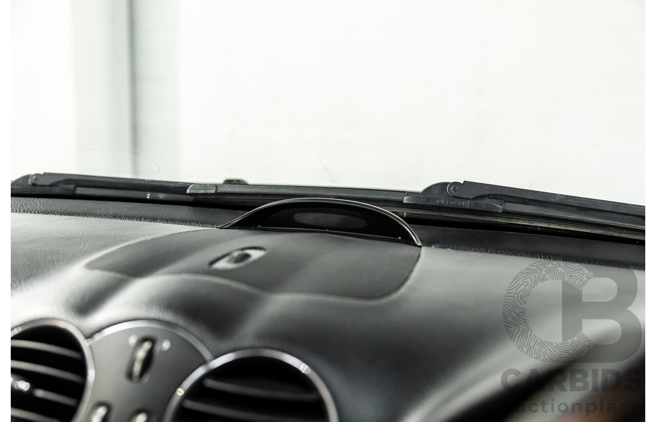 9/2005 Mercedes-Benz CLK350 Elegance C209 MY06 2d Cabriolet Obsidian Black Metallic V6 3.5L