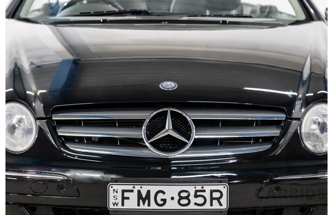 9/2005 Mercedes-Benz CLK350 Elegance C209 MY06 2d Cabriolet Obsidian Black Metallic V6 3.5L
