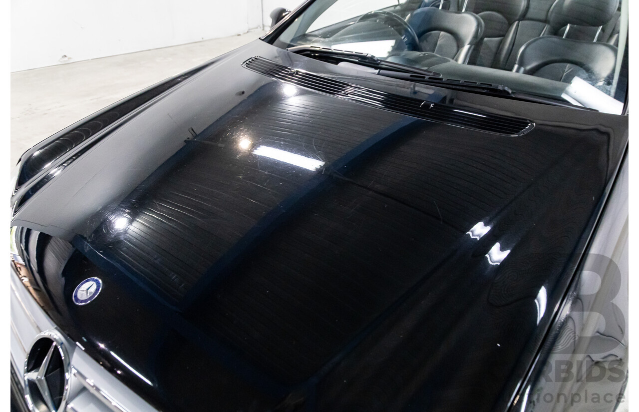 9/2005 Mercedes-Benz CLK350 Elegance C209 MY06 2d Cabriolet Obsidian Black Metallic V6 3.5L