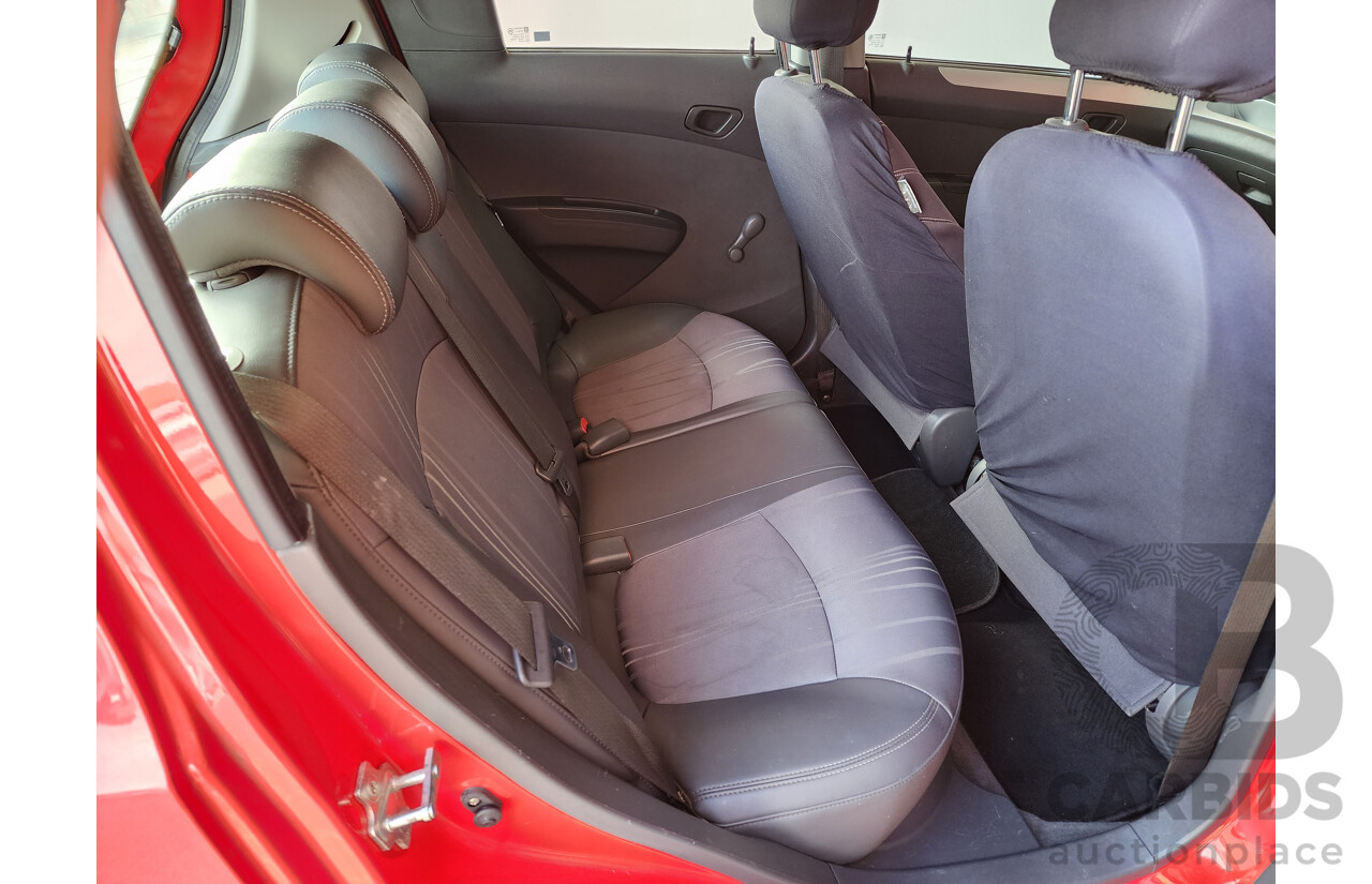 6/2015 Holden Barina Spark CD MJ MY15 5d Hatchback Red 1.2L