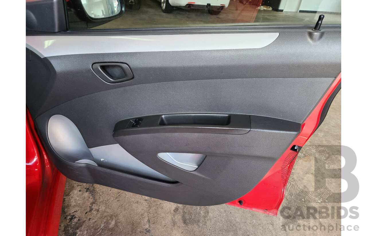 6/2015 Holden Barina Spark CD MJ MY15 5d Hatchback Red 1.2L