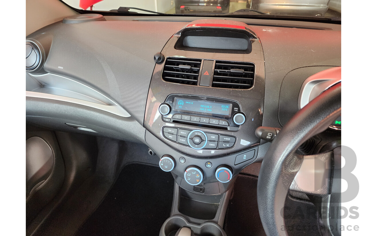 6/2015 Holden Barina Spark CD MJ MY15 5d Hatchback Red 1.2L