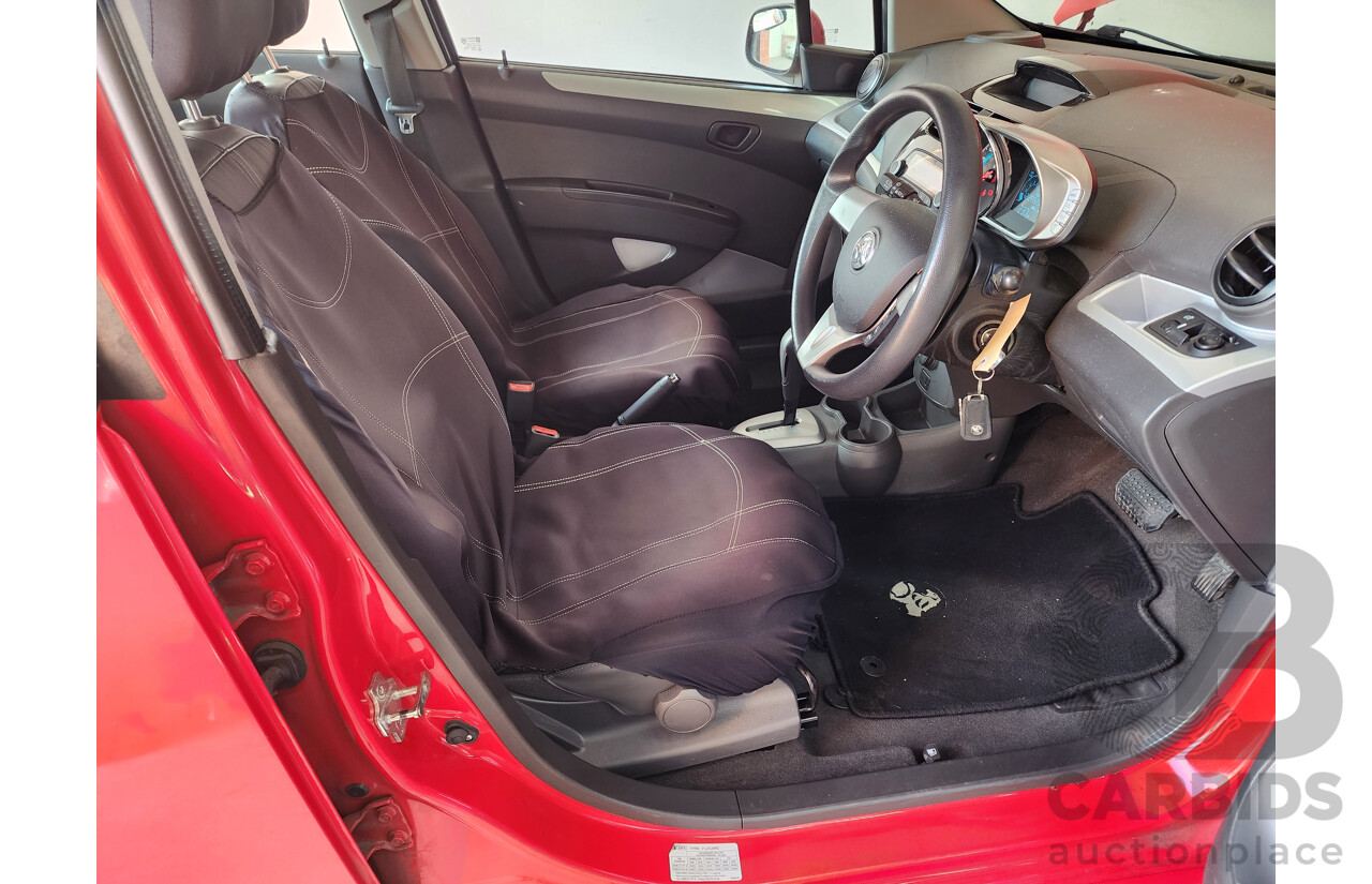 6/2015 Holden Barina Spark CD MJ MY15 5d Hatchback Red 1.2L