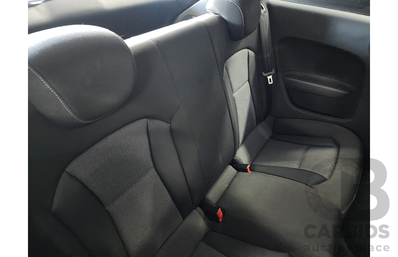 1/2012 Audi A1 1.4 TFSI Ambition 8X MY12 3d Hatchback Black 1.4L