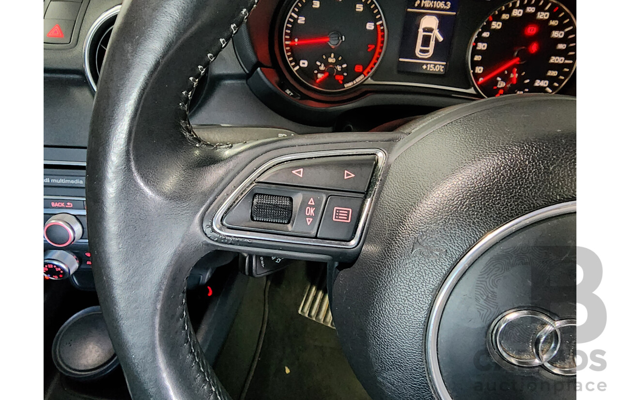 1/2012 Audi A1 1.4 TFSI Ambition 8X MY12 3d Hatchback Black 1.4L