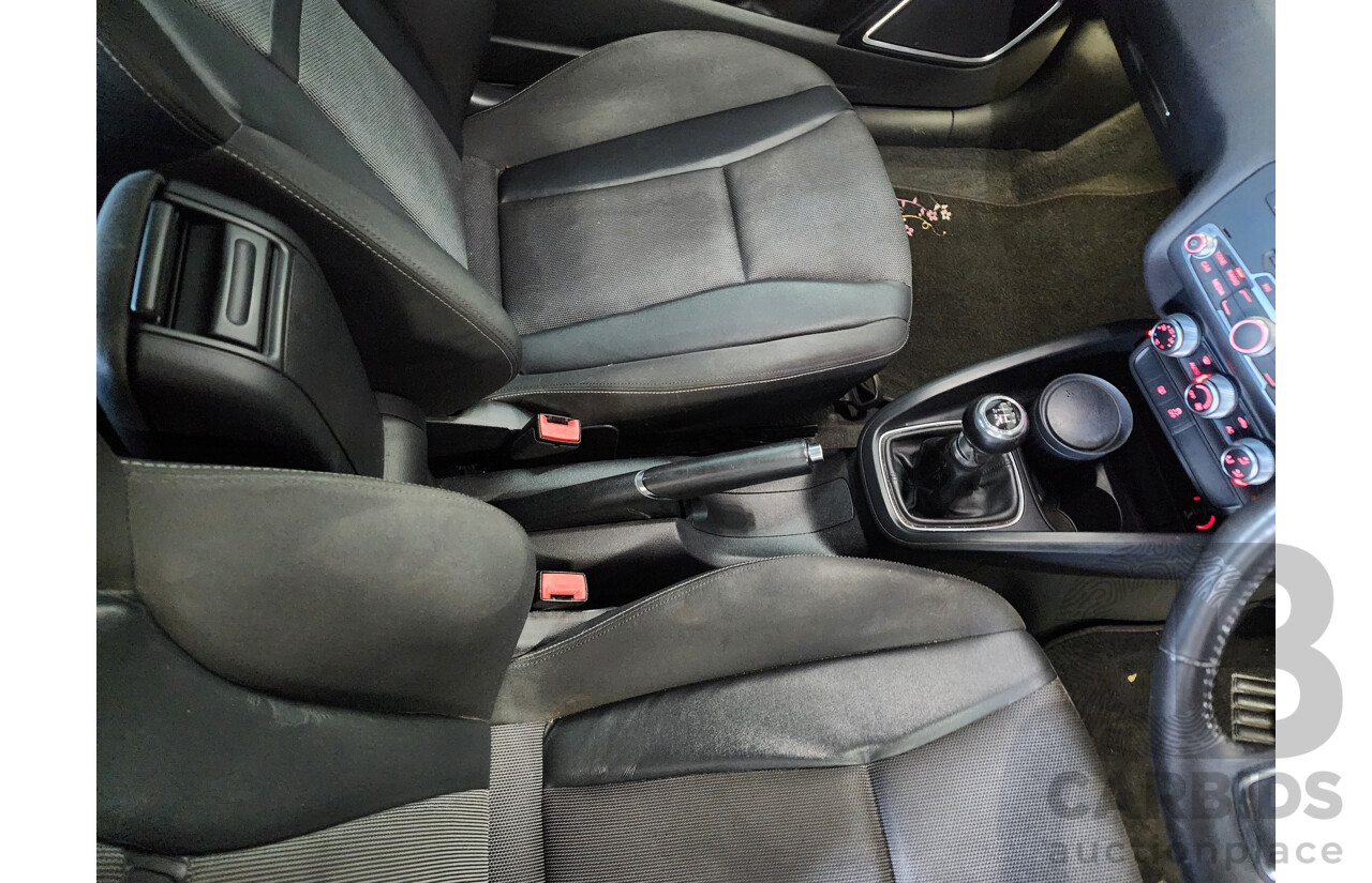 1/2012 Audi A1 1.4 TFSI Ambition 8X MY12 3d Hatchback Black 1.4L
