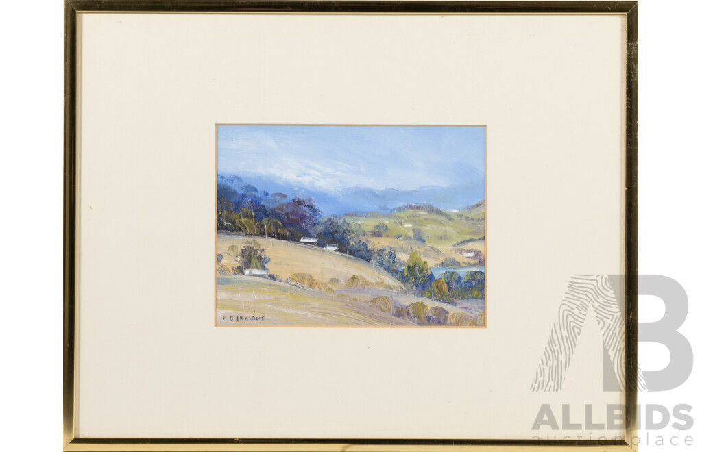 Howard B. Ireland (20th Century, Australian, 1939-), Merimbula Hills, Original Oil, 33 x 42 cm (frame)