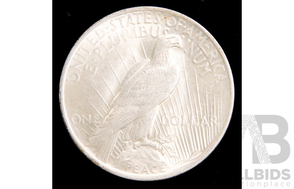 USA 1922 Silver Peace Dollar .900