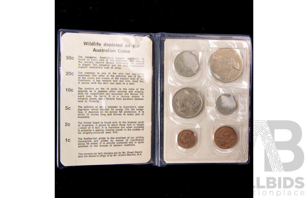 Australian RAM 1969 and 1978 UNC Coin Wallets