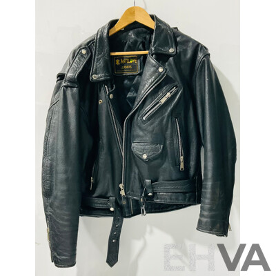 Retro Antelope Long Life Leather Motorcycle Jacket