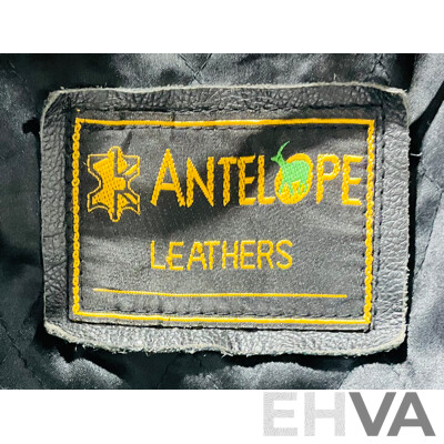 Retro Antelope Long Life Leather Motorcycle Jacket