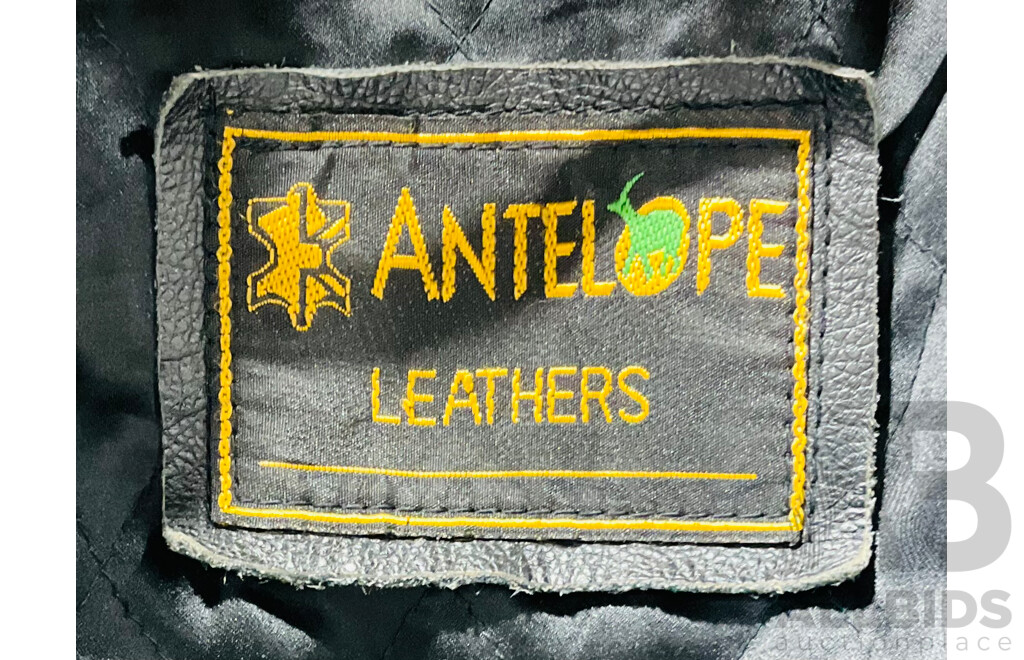Retro Antelope Long Life Leather Motorcycle Jacket