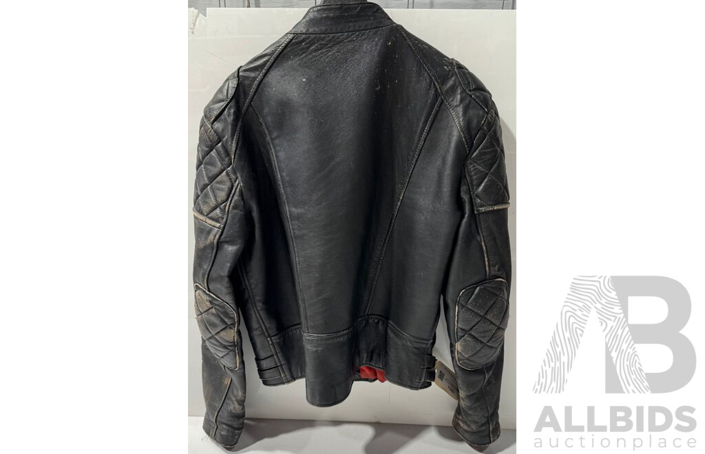 Retro Real Leather English Made Motorcycle Jacket