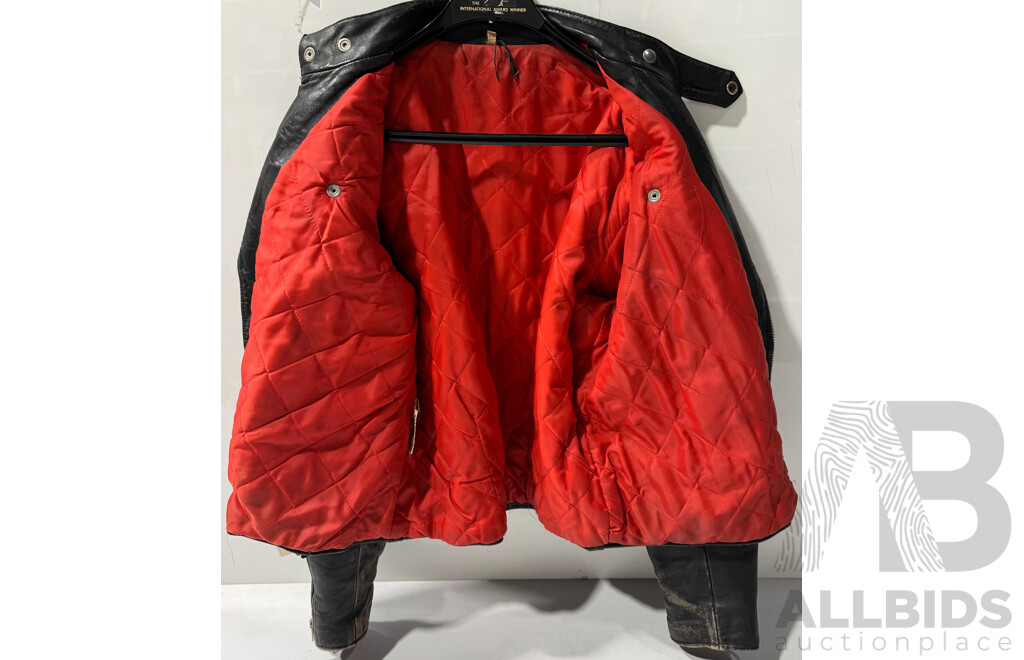 Retro Real Leather English Made Motorcycle Jacket