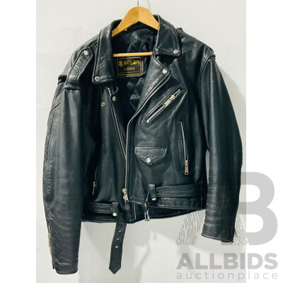 Retro Antelope Long Life Leather Motorcycle Jacket