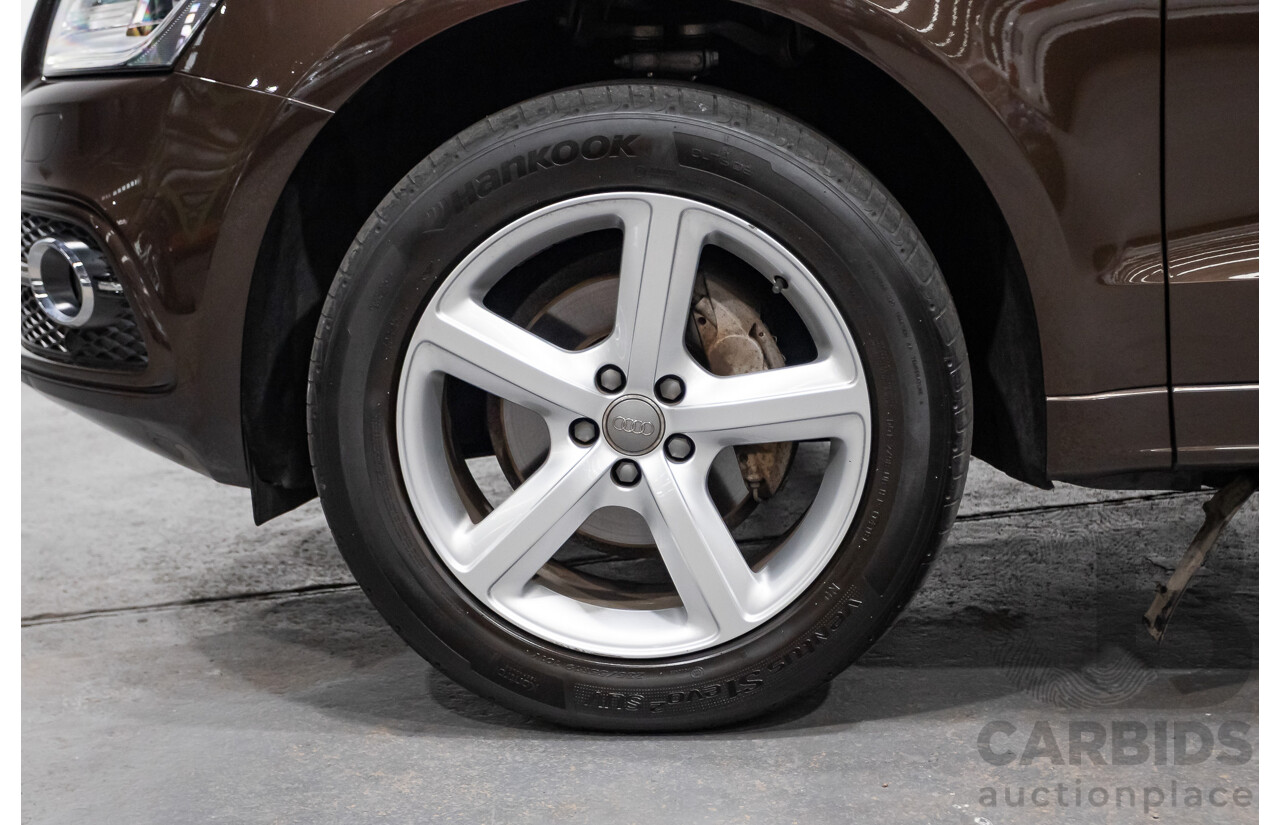 4/2014 Audi Q5 2.0 TDI Quattro 8R (AWD) MY14 4d Wagon Teak Brown Metallic Turbo Diesel 2.0L