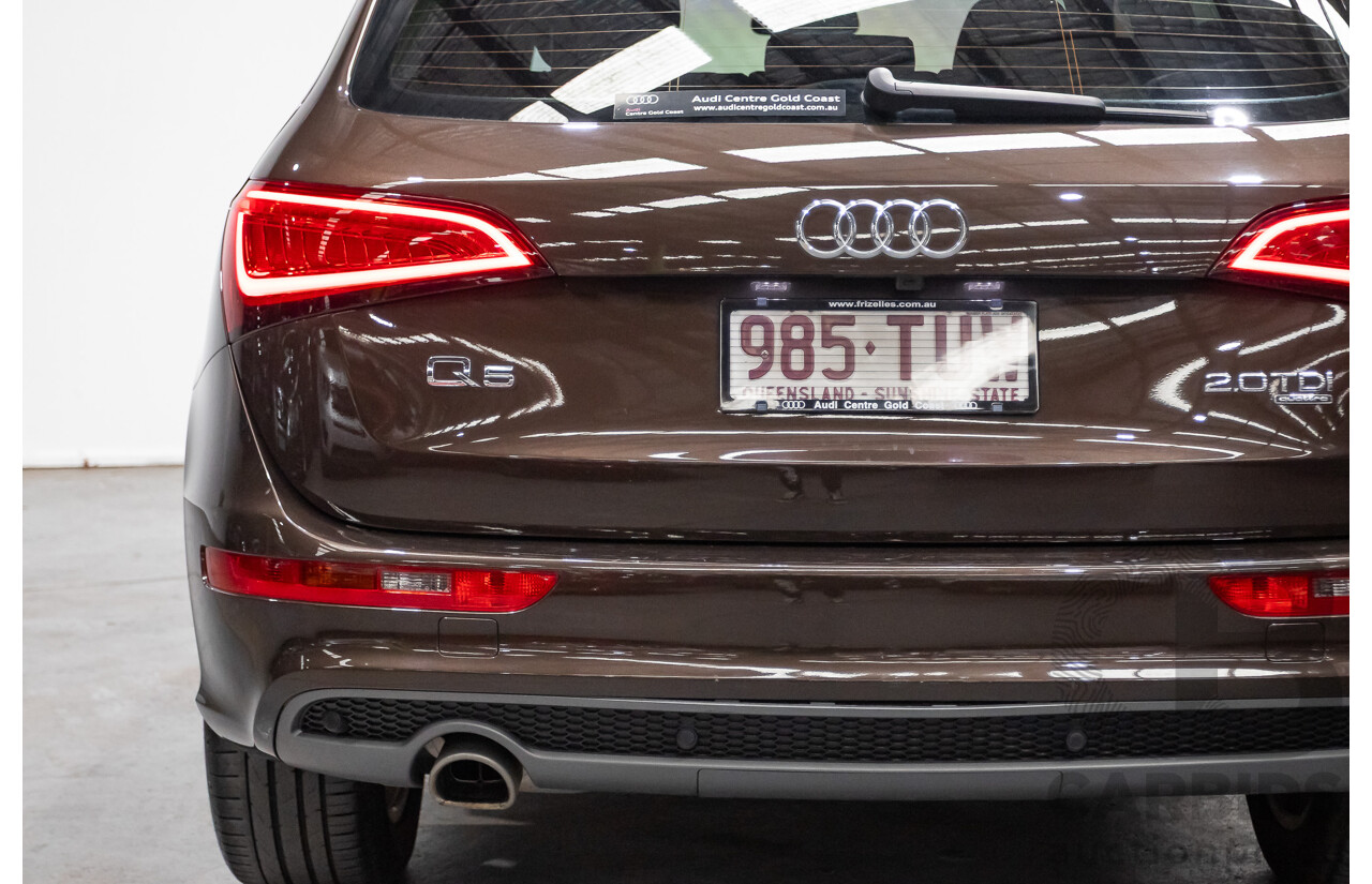 4/2014 Audi Q5 2.0 TDI Quattro 8R (AWD) MY14 4d Wagon Teak Brown Metallic Turbo Diesel 2.0L