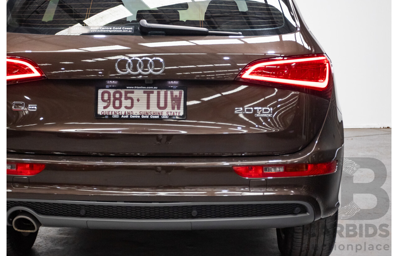 4/2014 Audi Q5 2.0 TDI Quattro 8R (AWD) MY14 4d Wagon Teak Brown Metallic Turbo Diesel 2.0L