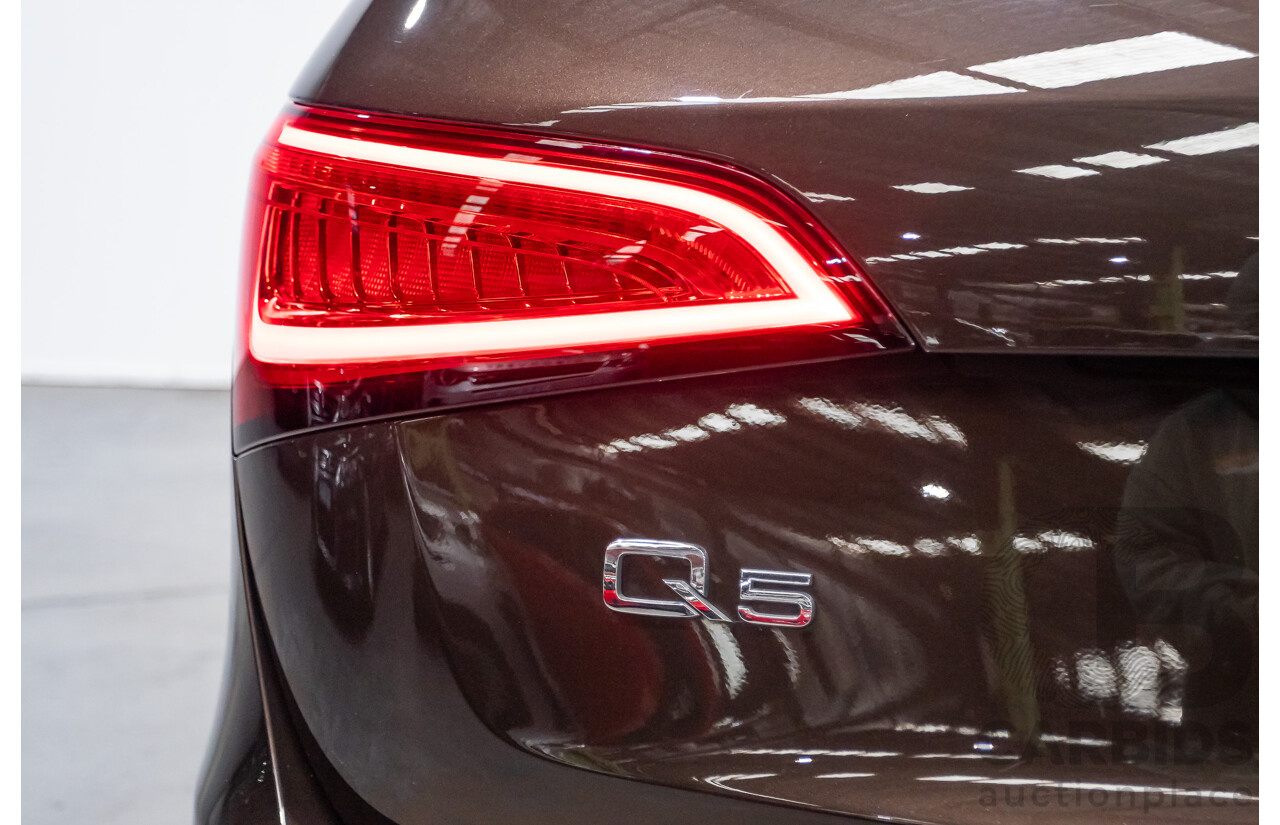 4/2014 Audi Q5 2.0 TDI Quattro 8R (AWD) MY14 4d Wagon Teak Brown Metallic Turbo Diesel 2.0L