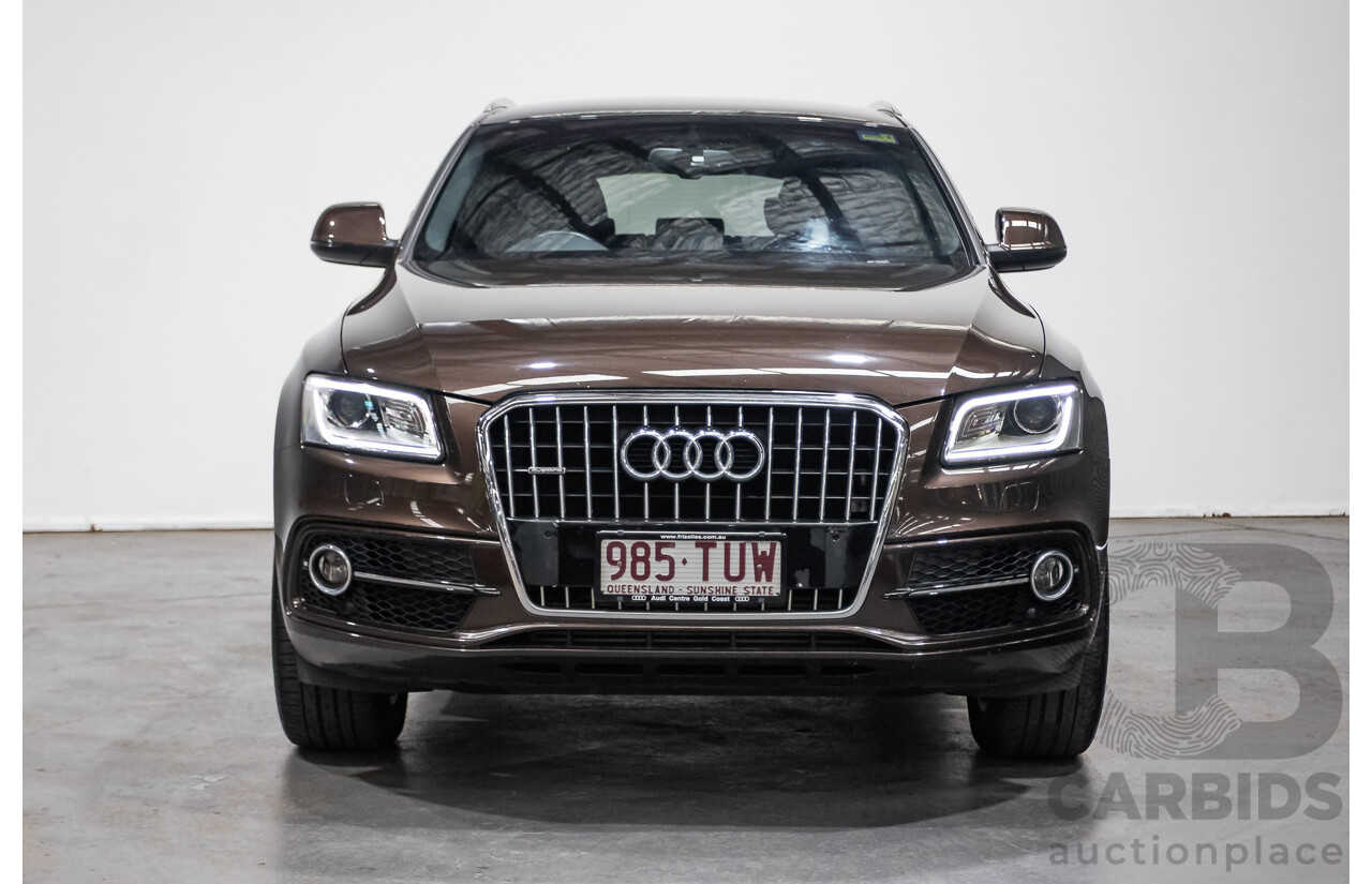 4/2014 Audi Q5 2.0 TDI Quattro 8R (AWD) MY14 4d Wagon Teak Brown Metallic Turbo Diesel 2.0L