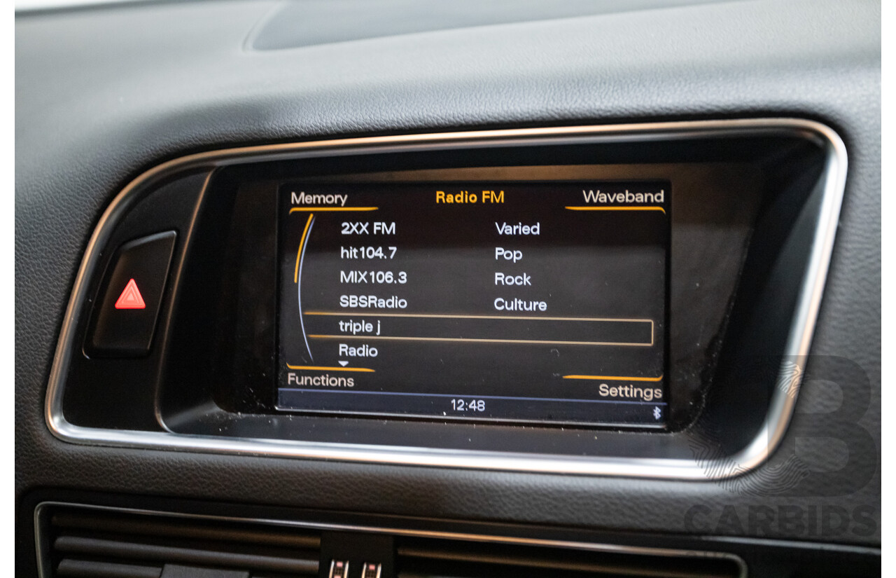 4/2014 Audi Q5 2.0 TDI Quattro 8R (AWD) MY14 4d Wagon Teak Brown Metallic Turbo Diesel 2.0L