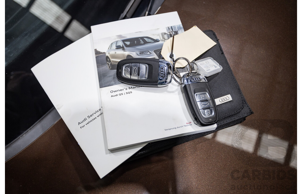 4/2014 Audi Q5 2.0 TDI Quattro 8R (AWD) MY14 4d Wagon Teak Brown Metallic Turbo Diesel 2.0L