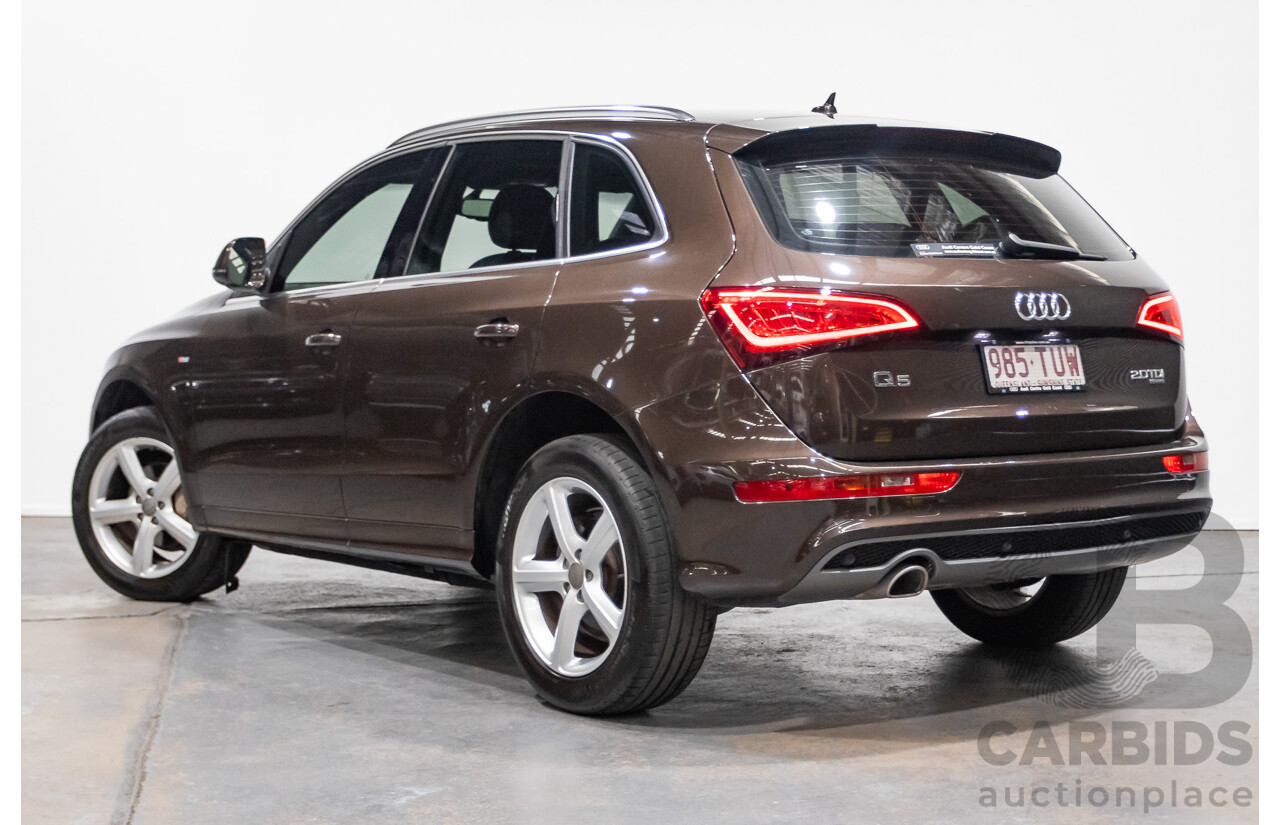 4/2014 Audi Q5 2.0 TDI Quattro 8R (AWD) MY14 4d Wagon Teak Brown Metallic Turbo Diesel 2.0L