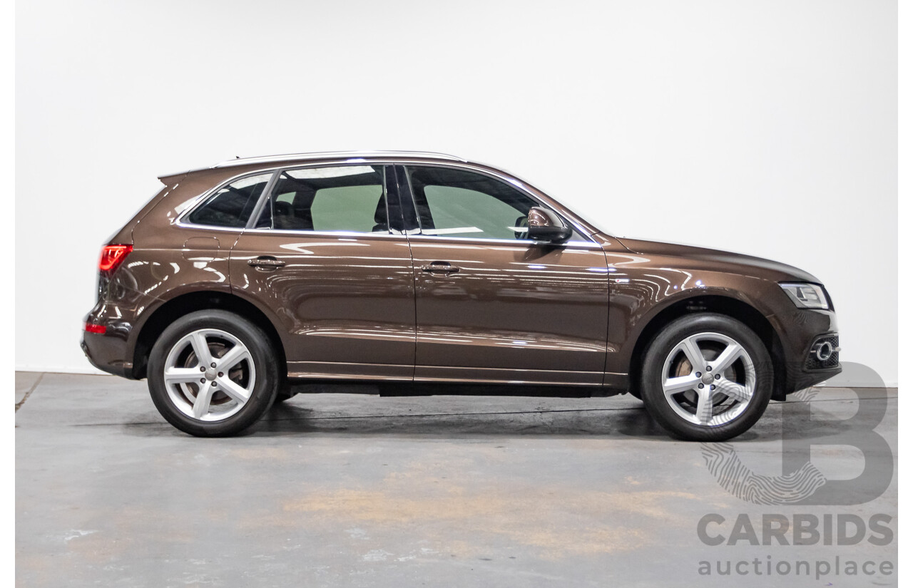 4/2014 Audi Q5 2.0 TDI Quattro 8R (AWD) MY14 4d Wagon Teak Brown Metallic Turbo Diesel 2.0L