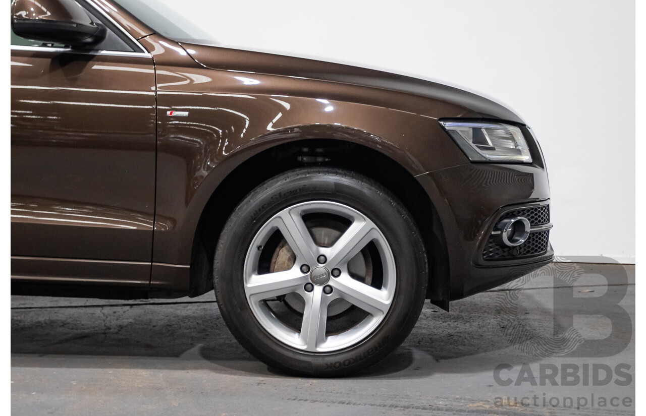 4/2014 Audi Q5 2.0 TDI Quattro 8R (AWD) MY14 4d Wagon Teak Brown Metallic Turbo Diesel 2.0L