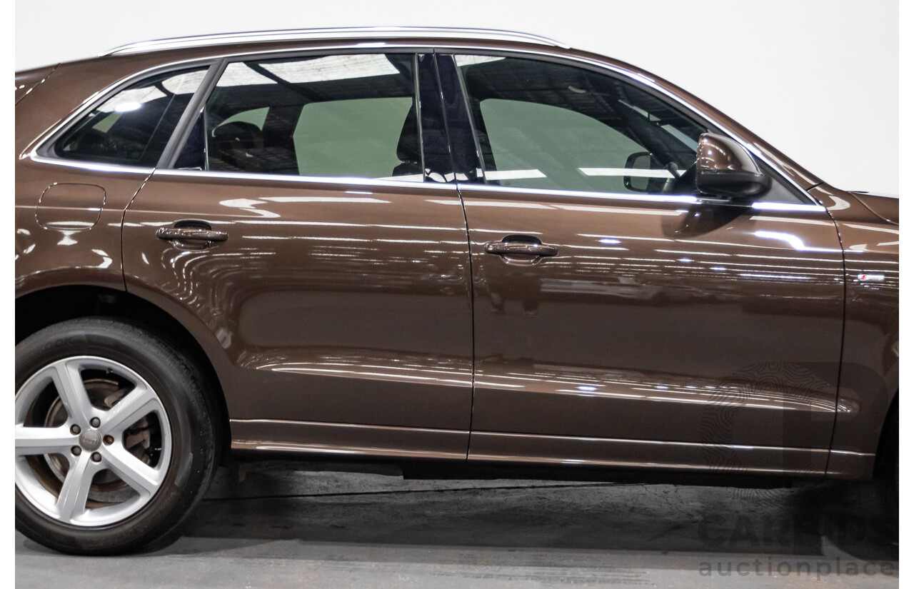4/2014 Audi Q5 2.0 TDI Quattro 8R (AWD) MY14 4d Wagon Teak Brown Metallic Turbo Diesel 2.0L