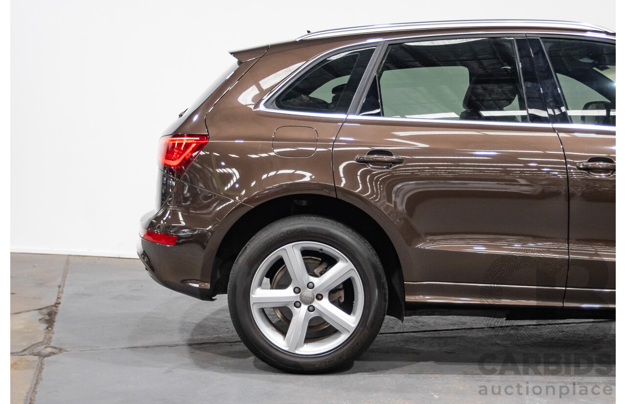4/2014 Audi Q5 2.0 TDI Quattro 8R (AWD) MY14 4d Wagon Teak Brown Metallic Turbo Diesel 2.0L