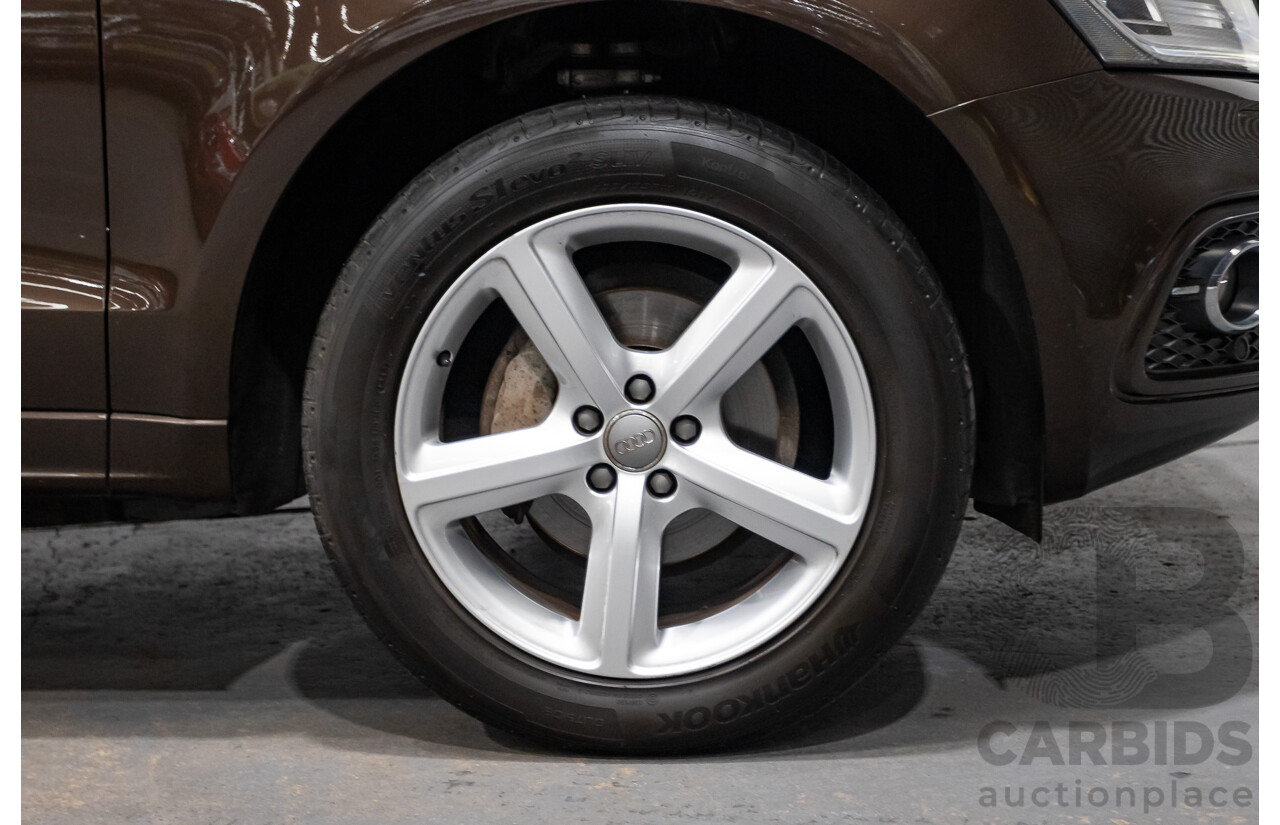 4/2014 Audi Q5 2.0 TDI Quattro 8R (AWD) MY14 4d Wagon Teak Brown Metallic Turbo Diesel 2.0L