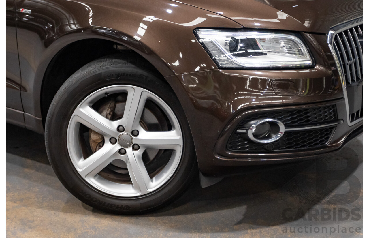 4/2014 Audi Q5 2.0 TDI Quattro 8R (AWD) MY14 4d Wagon Teak Brown Metallic Turbo Diesel 2.0L