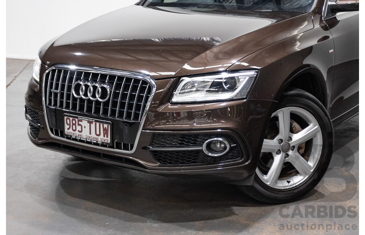 4/2014 Audi Q5 2.0 TDI Quattro 8R (AWD) MY14 4d Wagon Teak Brown Metallic Turbo Diesel 2.0L
