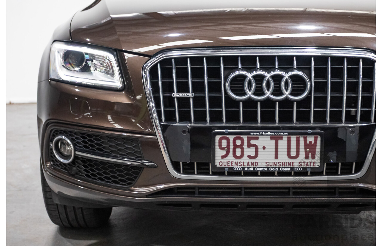 4/2014 Audi Q5 2.0 TDI Quattro 8R (AWD) MY14 4d Wagon Teak Brown Metallic Turbo Diesel 2.0L