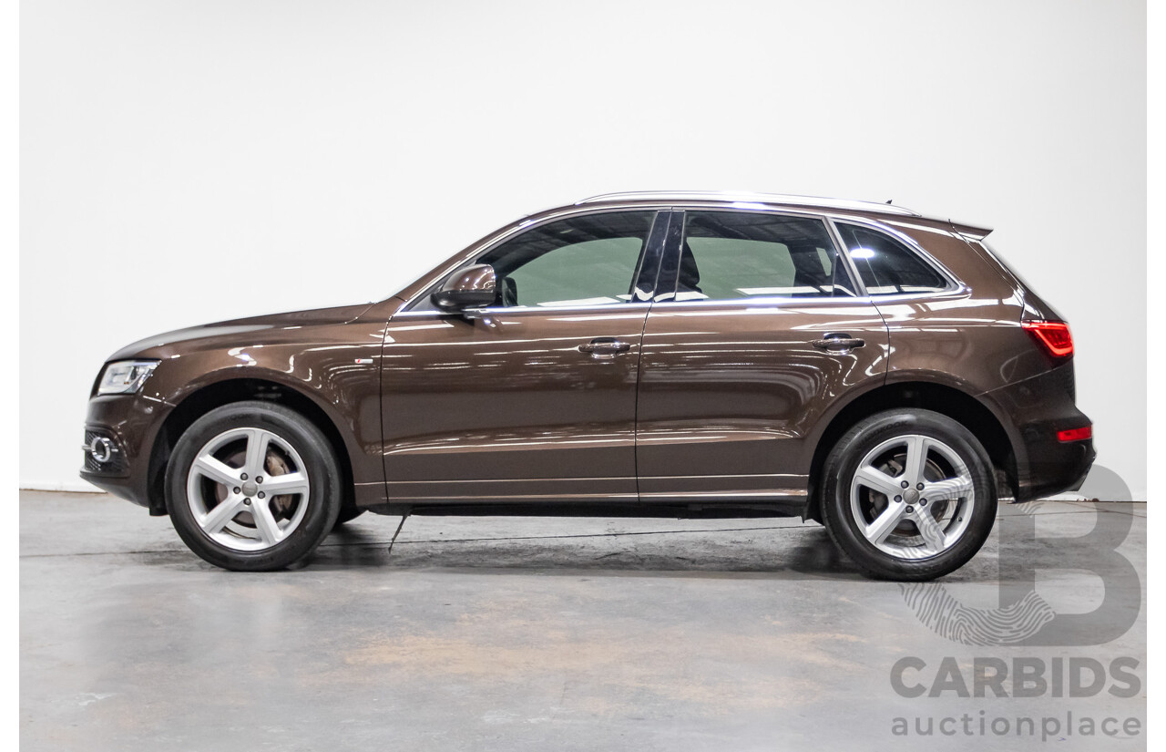 4/2014 Audi Q5 2.0 TDI Quattro 8R (AWD) MY14 4d Wagon Teak Brown Metallic Turbo Diesel 2.0L