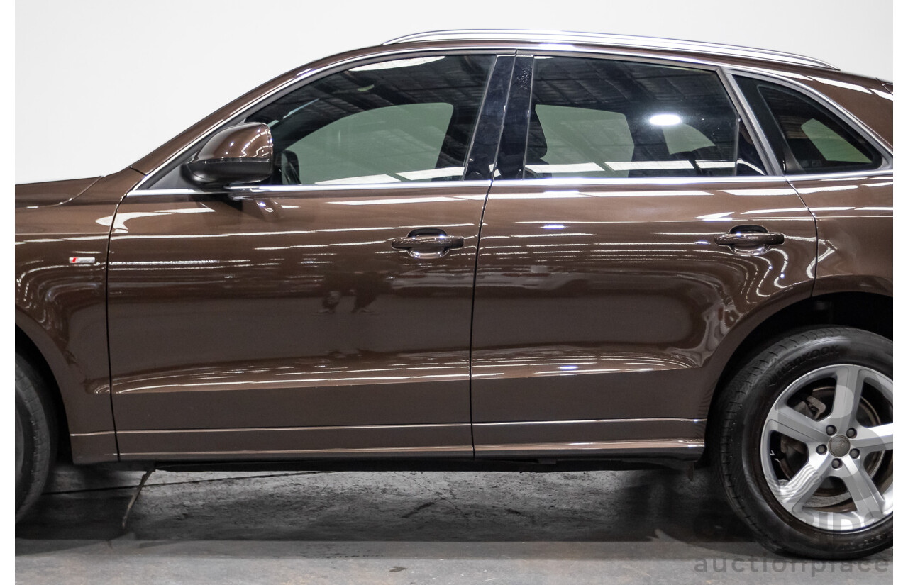 4/2014 Audi Q5 2.0 TDI Quattro 8R (AWD) MY14 4d Wagon Teak Brown Metallic Turbo Diesel 2.0L