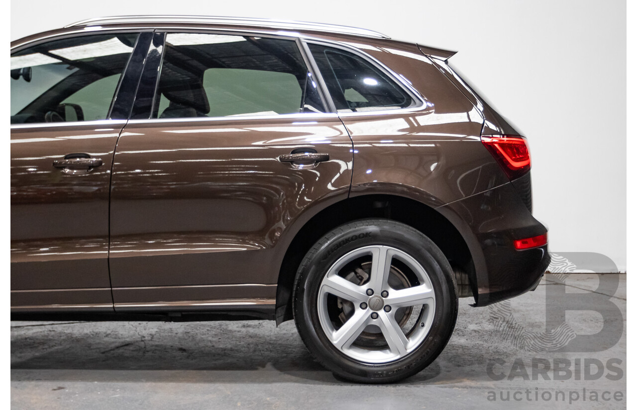 4/2014 Audi Q5 2.0 TDI Quattro 8R (AWD) MY14 4d Wagon Teak Brown Metallic Turbo Diesel 2.0L