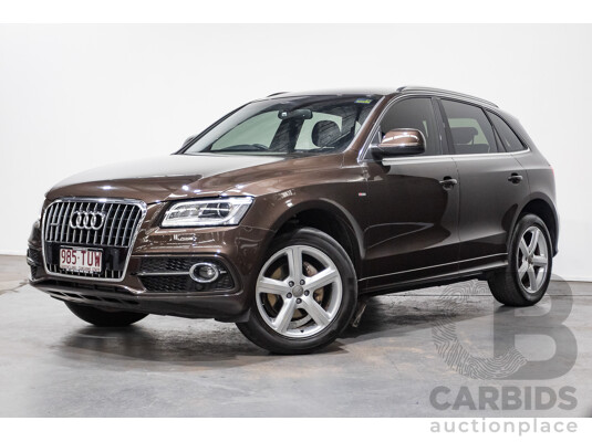 4/2014 Audi Q5 2.0 TDI Quattro 8R (AWD) MY14 4d Wagon Teak Brown Metallic Turbo Diesel 2.0L