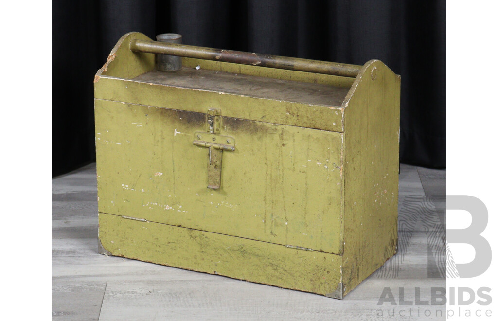 Vintage Electricians Carry All with Amp Meter