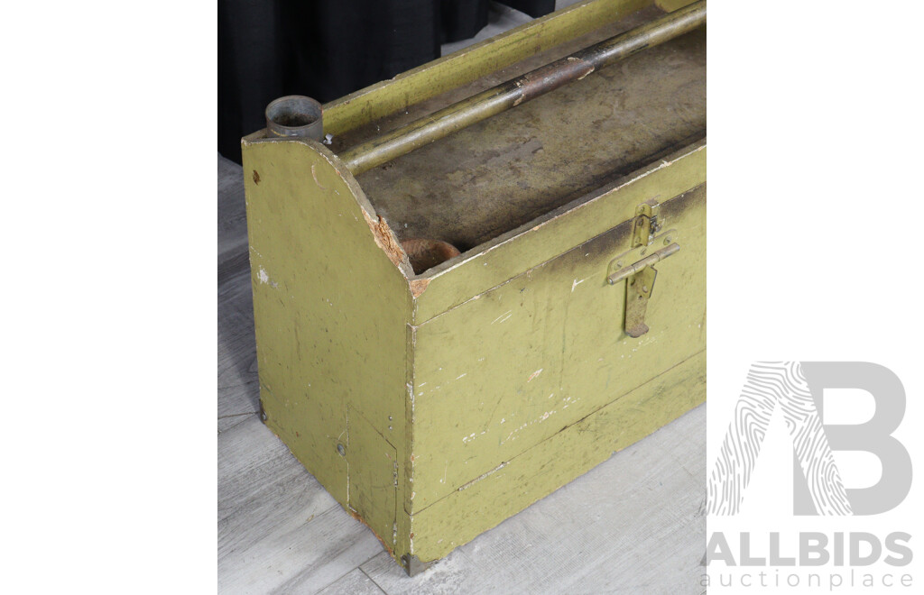 Vintage Electricians Carry All with Amp Meter